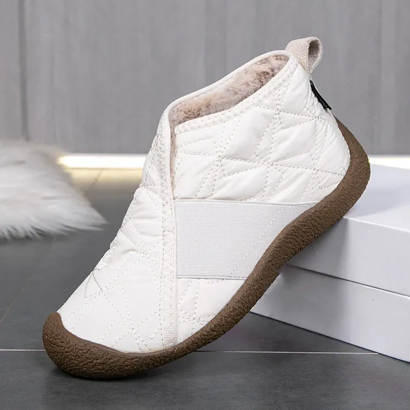 รองเท้าบูทสั้นนุ่มมากสไตล์วินเทจ