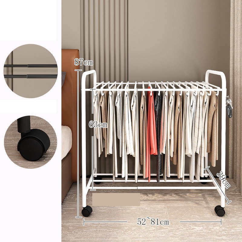 คุณเบื่อกับการมีกางเกงที่รกรุงรังอยู่ในตู้เสื้อผ้าของคุณหรือไม่? ชั้นวางกางเกงแบบปรับได้อเนกประสงค์พร้อมล้อช่วยให้คุณแก้ไขปัญหานี้ได้อย่างง่ายดาย! 