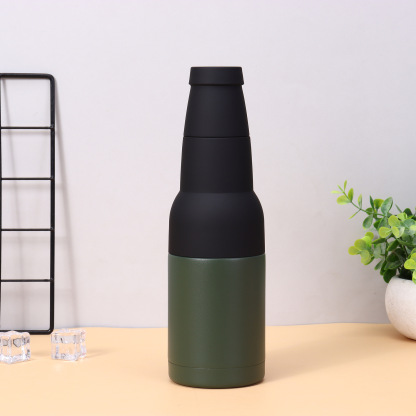 กระติกเก็บความเย็นสแตนเลสมัลติฟังก์ชั่นพร้อมที่เปิดขวด