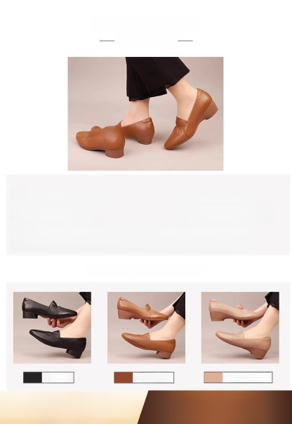 👗✨ เปิดตัวสุดยอดรองเท้าที่คุณต้องมี! ✨👗เทรนด์วันนี้ เรียบหรู ดูดี พื้นนุ่ม ใส่สบาย คัชขูหนังไมโครไฟเบอร หนังดี มีคุณภาพ สวยเท่ ดูดี สบายเท้า