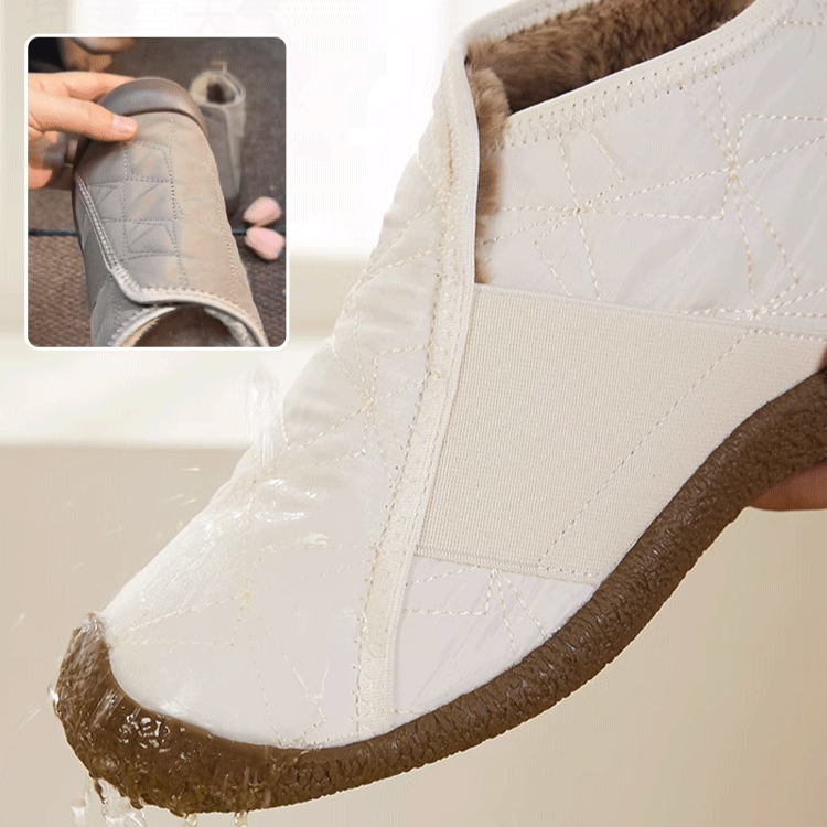 รองเท้าบูทสั้นนุ่มมากสไตล์วินเทจ