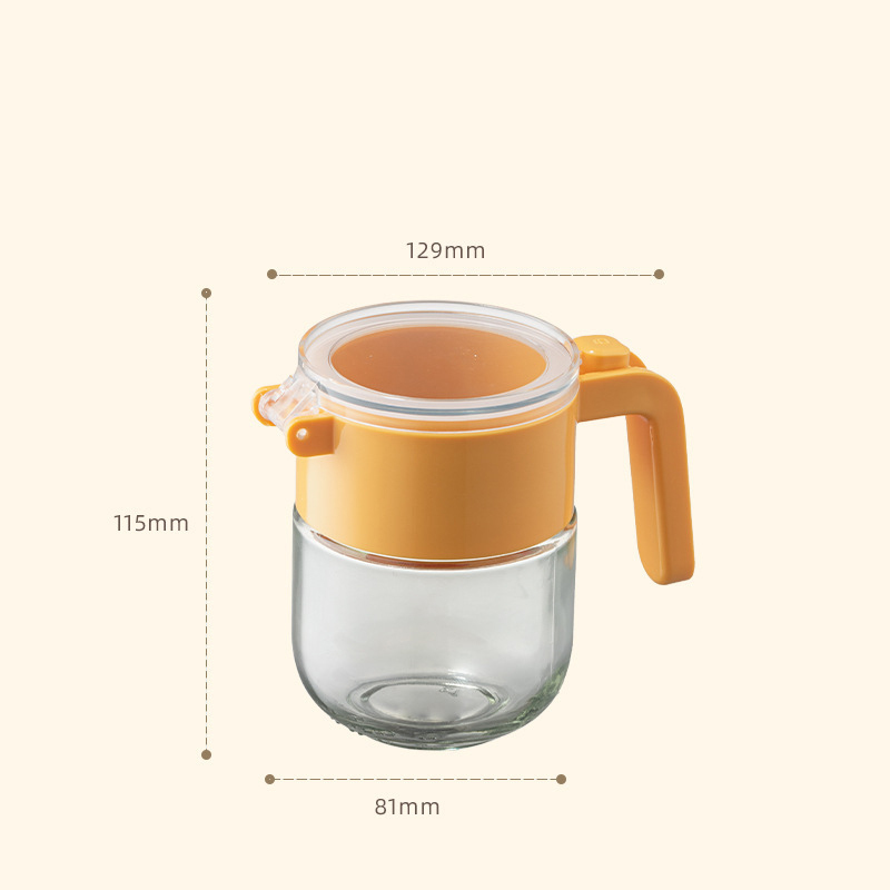 ขวดเกลือแก้วกันชื้นปิดผนึกสำหรับเครื่องปรุงในครัว