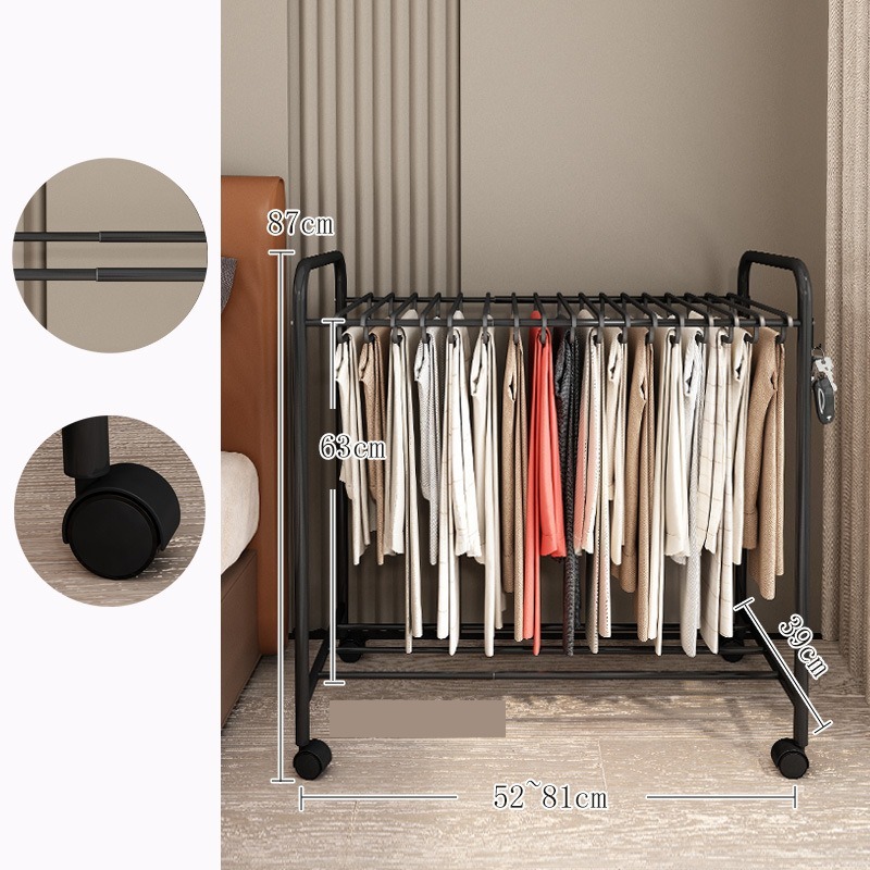 คุณเบื่อกับการมีกางเกงที่รกรุงรังอยู่ในตู้เสื้อผ้าของคุณหรือไม่? ชั้นวางกางเกงแบบปรับได้อเนกประสงค์พร้อมล้อช่วยให้คุณแก้ไขปัญหานี้ได้อย่างง่ายดาย! 