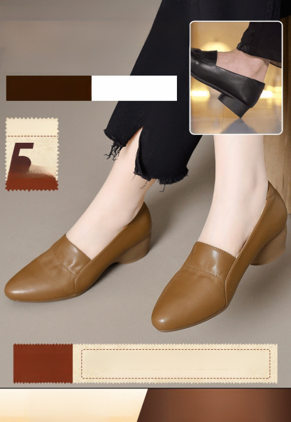 👗✨ เปิดตัวสุดยอดรองเท้าที่คุณต้องมี! ✨👗เทรนด์วันนี้ เรียบหรู ดูดี พื้นนุ่ม ใส่สบาย คัชขูหนังไมโครไฟเบอร หนังดี มีคุณภาพ สวยเท่ ดูดี สบายเท้า