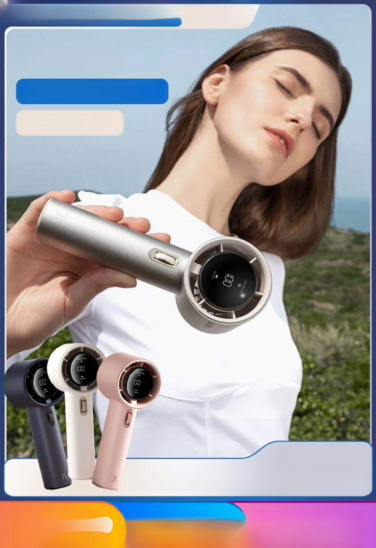 🌀✨พัดลมถือชนิดเทอร์โบ แรงมาก ให้พลังงานอย่างแรง ใช้งานได้นาน พกพาสะดวก เพื่อความสดชื่นทุกเวลาทุกที่!