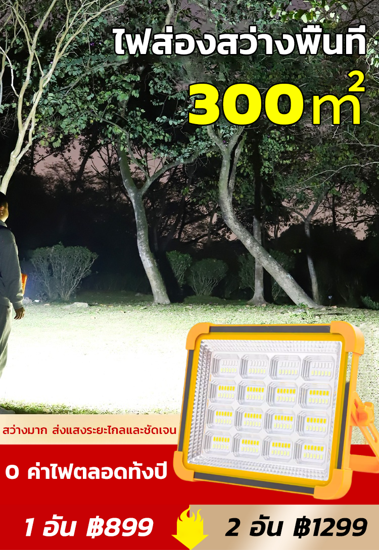 โคมไฟพลังงานแสงอาทิตย์แบบพกพา 16 ดวง 