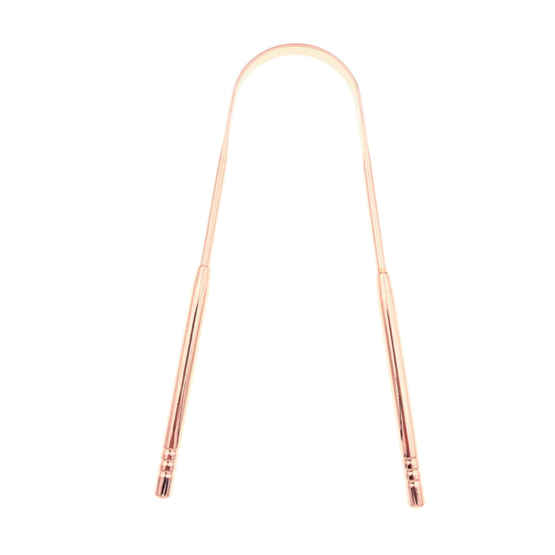 ที่ขูดลิ้นสแตนเลส 304 ทำความสะอาดฝ้าบนลิ้น