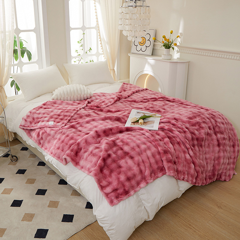 ผ้าห่มขนกระต่ายหลากสี ใช้ได้หลายแบบ