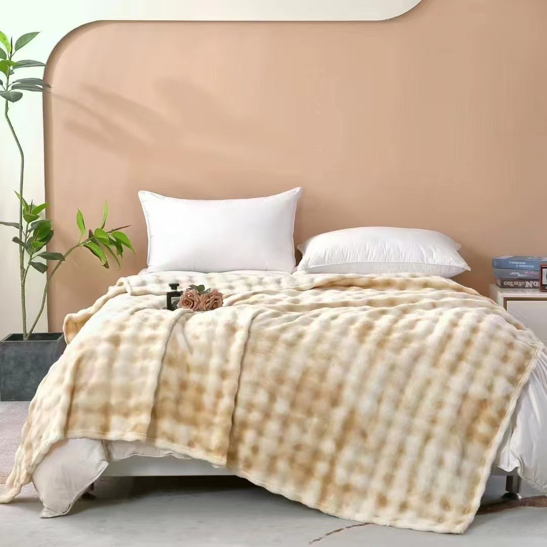 ผ้าห่มขนกระต่ายหลากสี ใช้ได้หลายแบบ