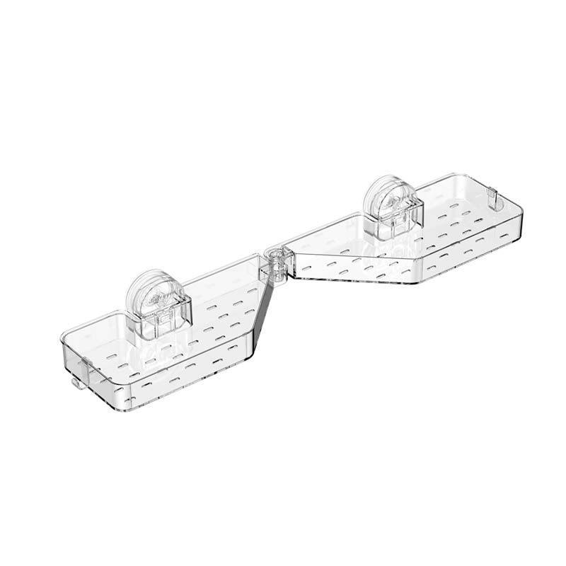 ชั้นวางของอ่างล้างมือแบบถ้วยดูดสุญญากาศไม่ต้องเจาะ