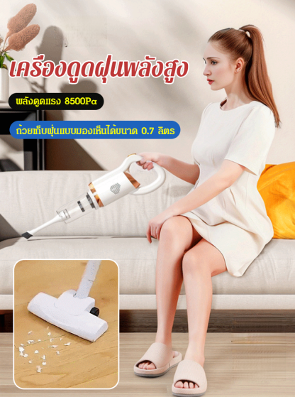 เครื่องดูดฝุ่นกำจัดไรพลังสูงในครัวเรือน