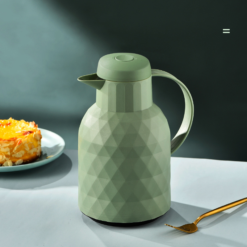 鑽石按壓款1L保溫壺