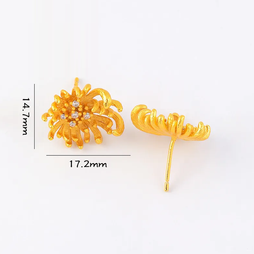 Chrysanthemum Earrings