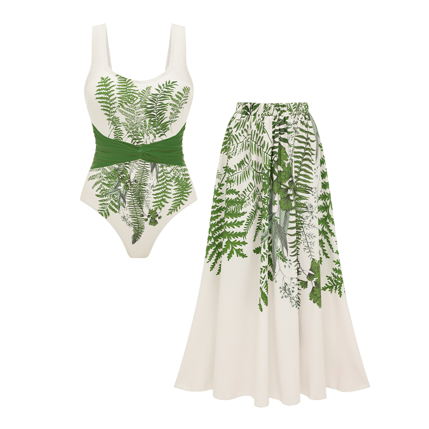 Jungle Print Swimsuit Set(s)