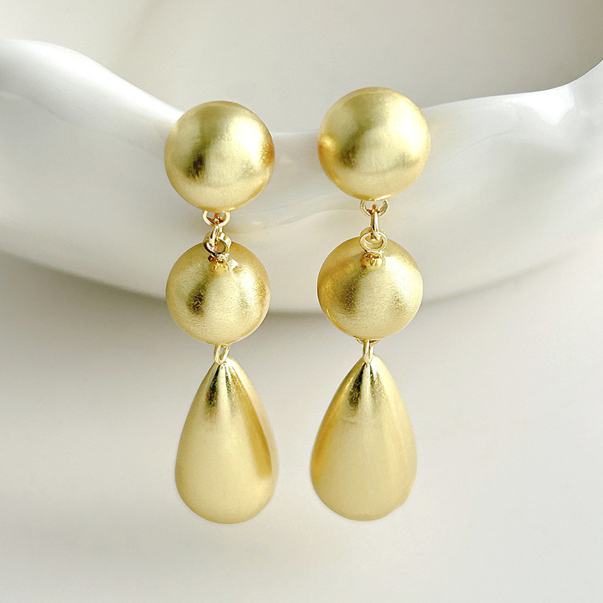 Teardrop Stud Earrings