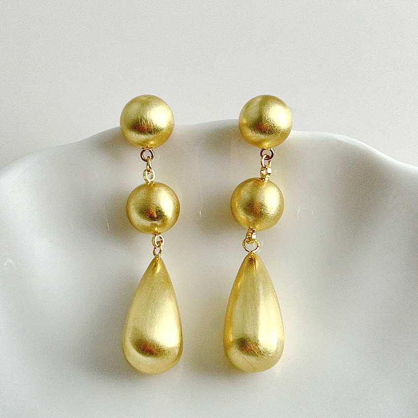 Teardrop Stud Earrings