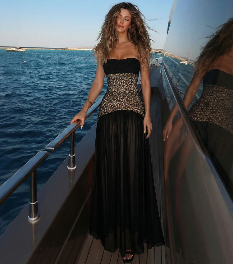 Bandeau Lace Cutout Swimsuit Set(s)