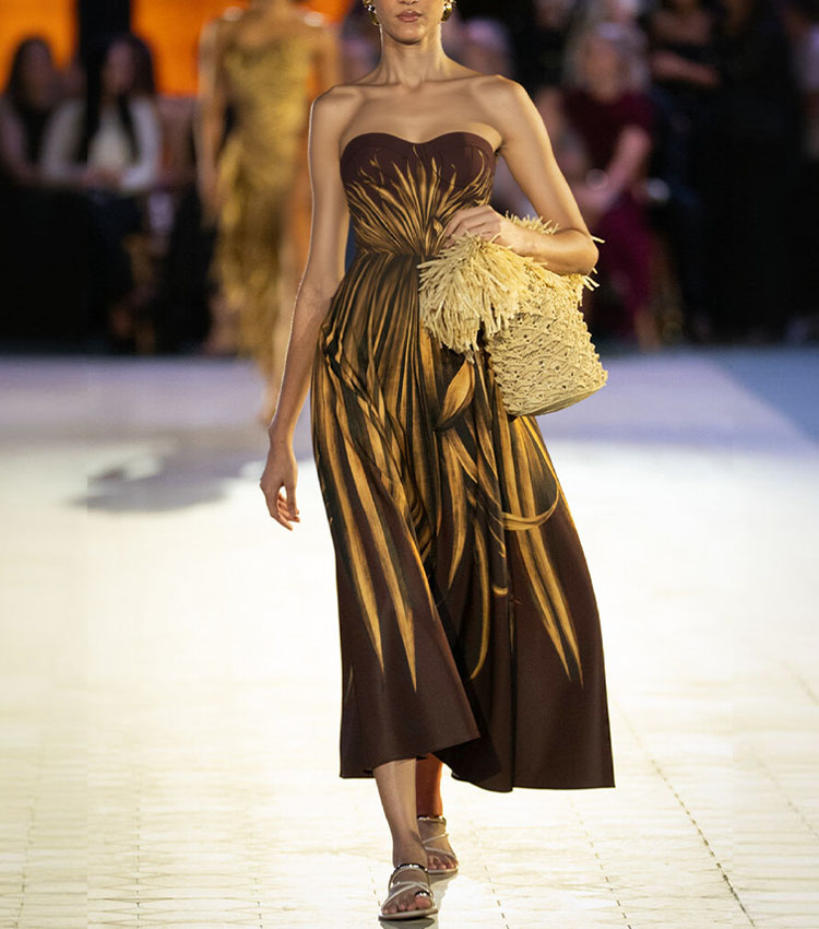 Bandeau Jungle Print Swimsuit Set(s)