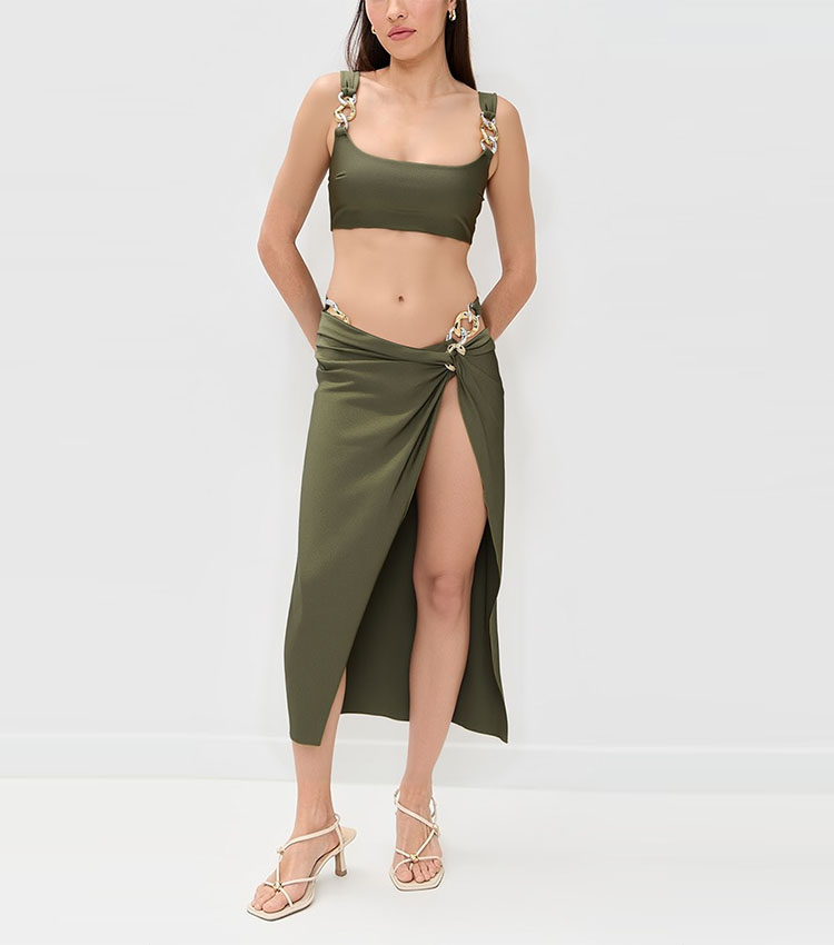 Solid Color Swimsuit Set(s)