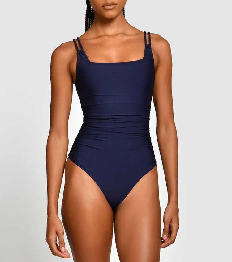 Bandeau Solid Color Swimsuit Set(s)