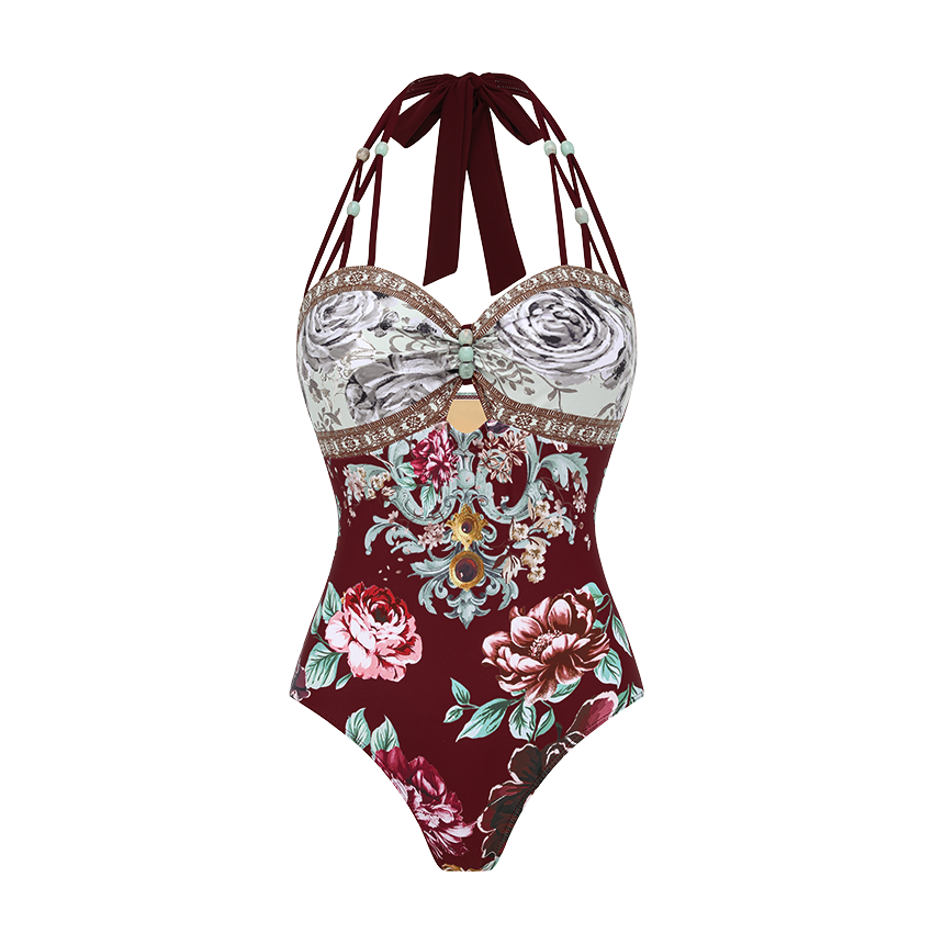[Copy]Underwire Bow-detailed Swimsuit Set(s)