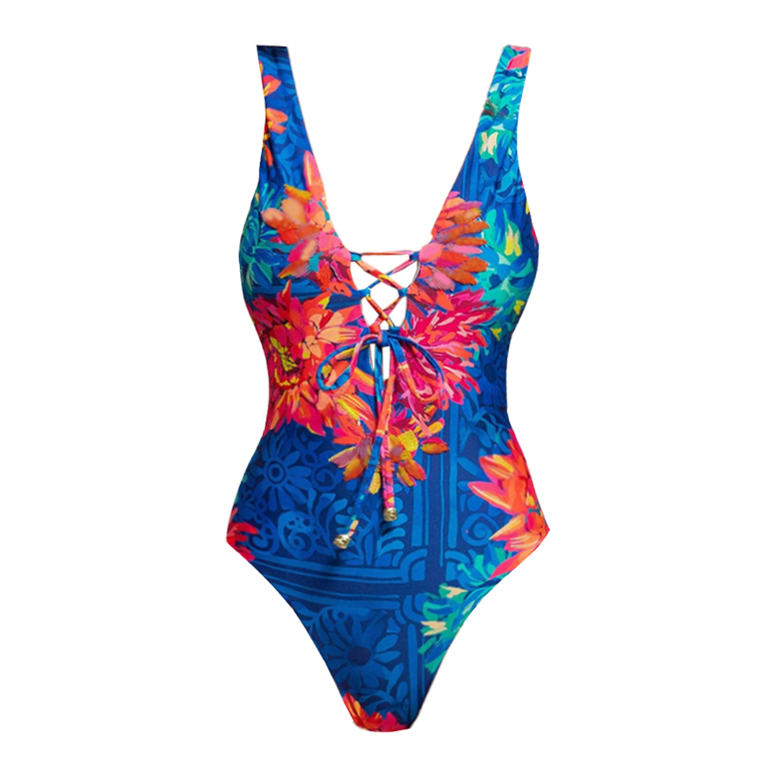 V Neck Straps Swimsuit Set(s)