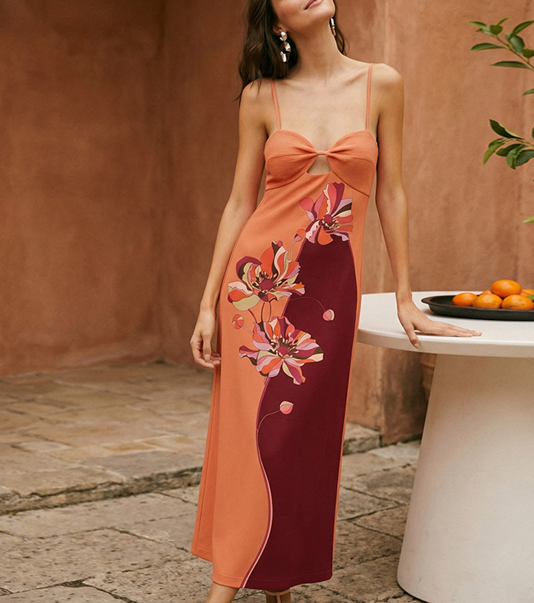 Spaghetti strap dress