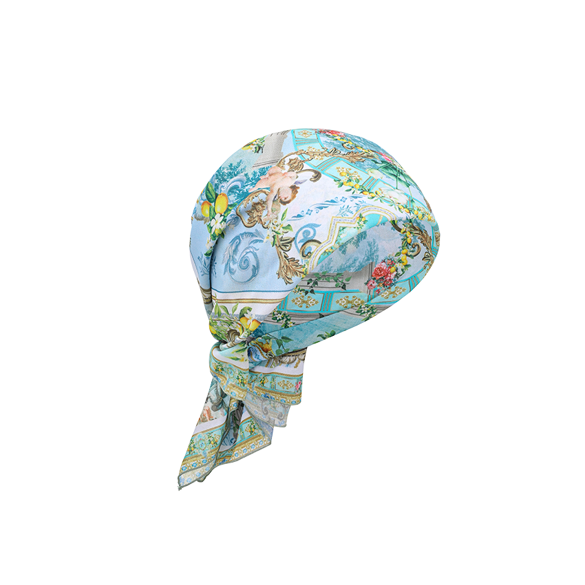 [Copy]Bougainville Print Square Scarf