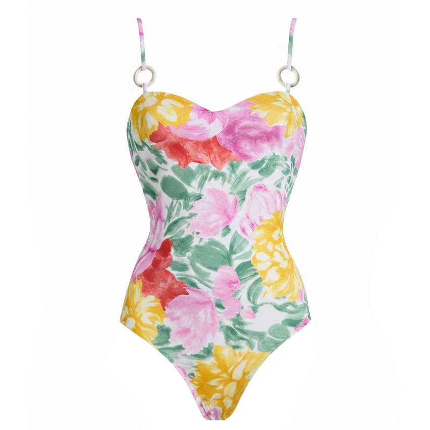 [Copy] Abstract Blue Floral Bikini Swimsuit Set(s)
