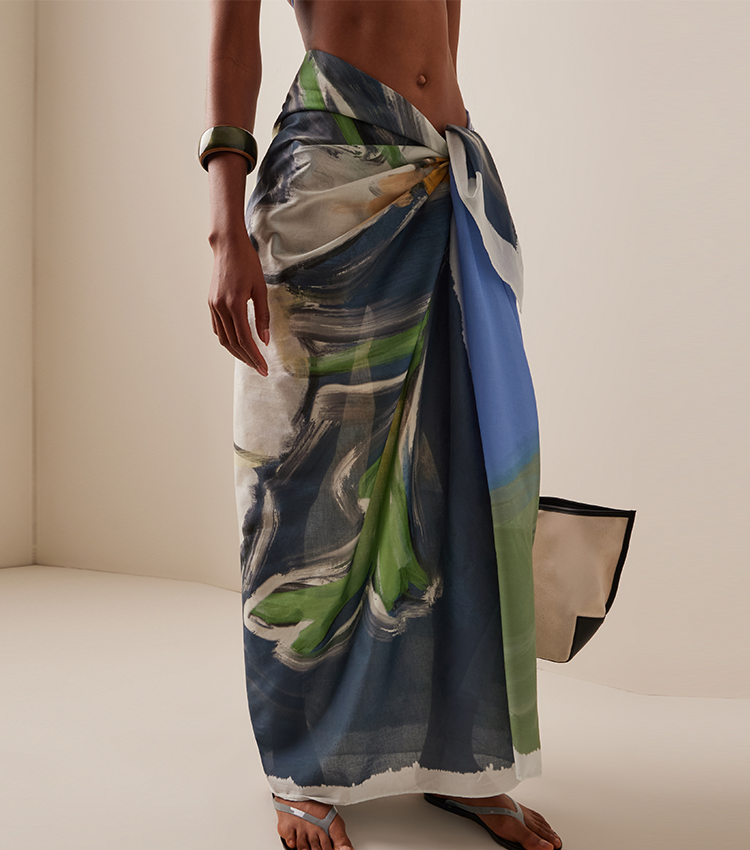 Straps Magnolia Print Swimsuit Set(s)