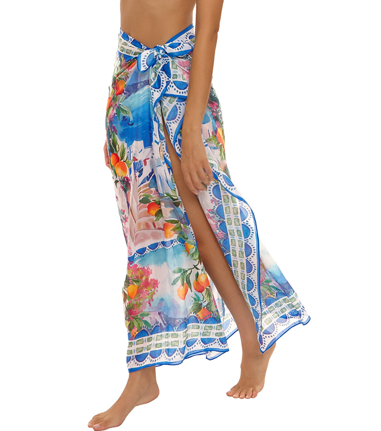Reversible Landscape Print Swimsuit set(s)