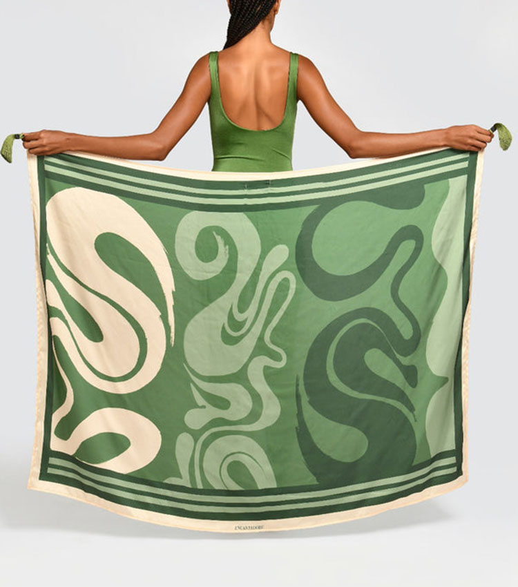 V Neck Solid Color Swimsuit Set(s)