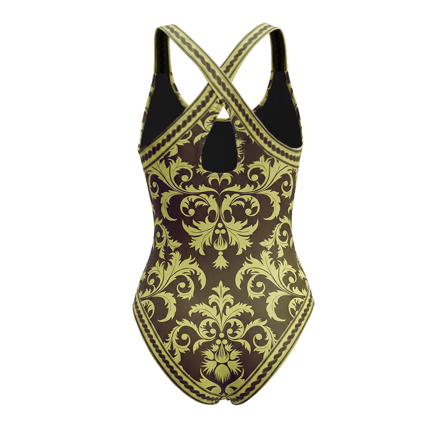 V-neck Drawstring Shaping Effect Swimsuit set(s)