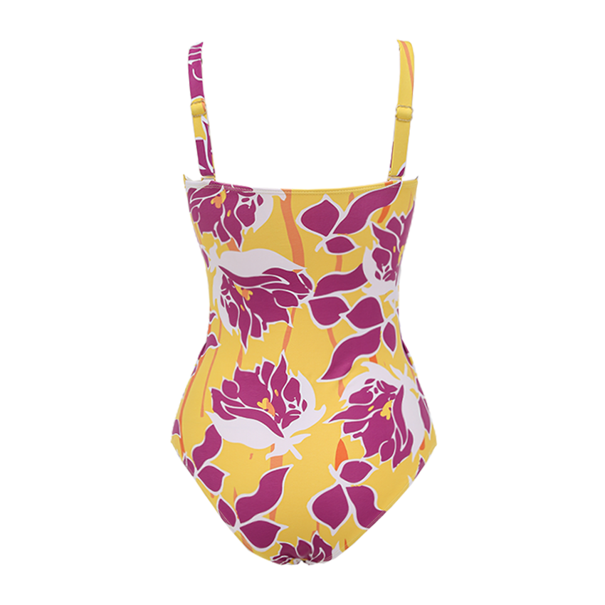 Chain Decoration Hollow Out Swimsuit Set(s)