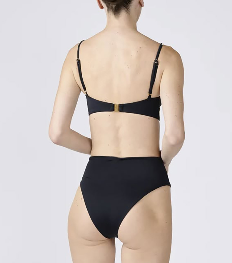 Tulip Decorate Color Blocking Swimsuit Set(s)