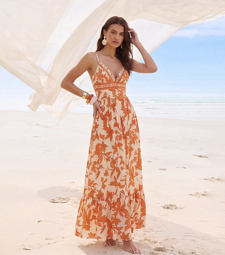 Sling Printed Swimsuit Set(s)