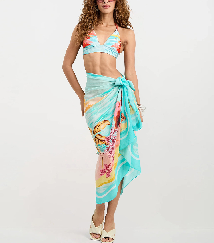 Reversible Landscape Print Swimsuit set(s)