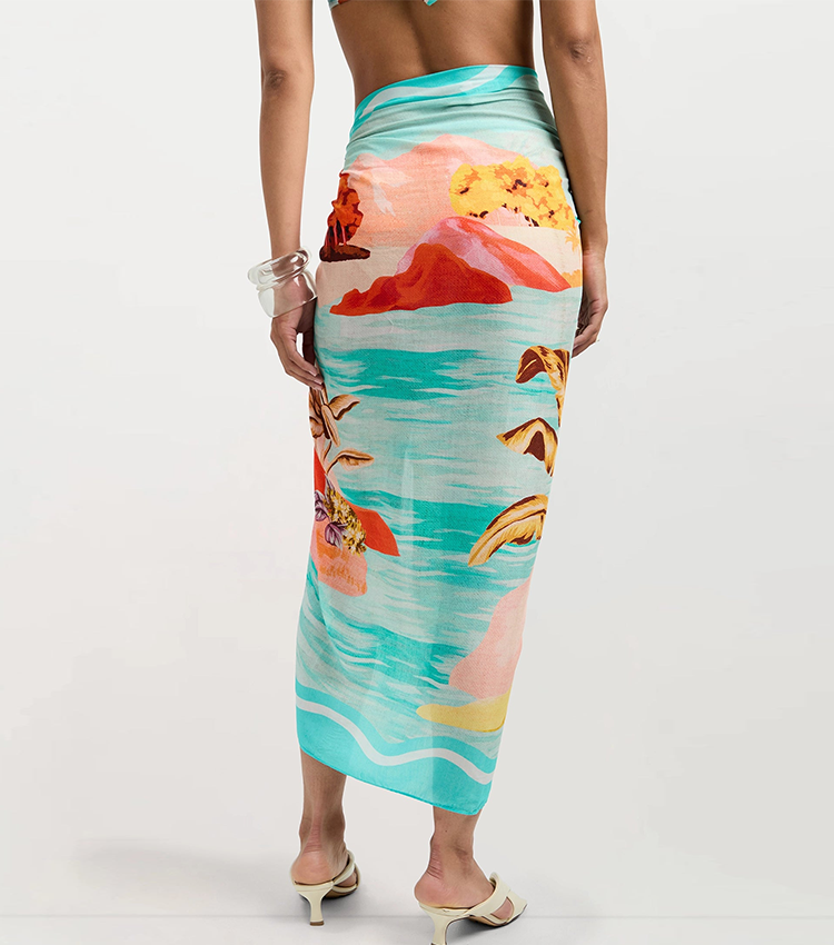 Reversible Landscape Print Swimsuit set(s)