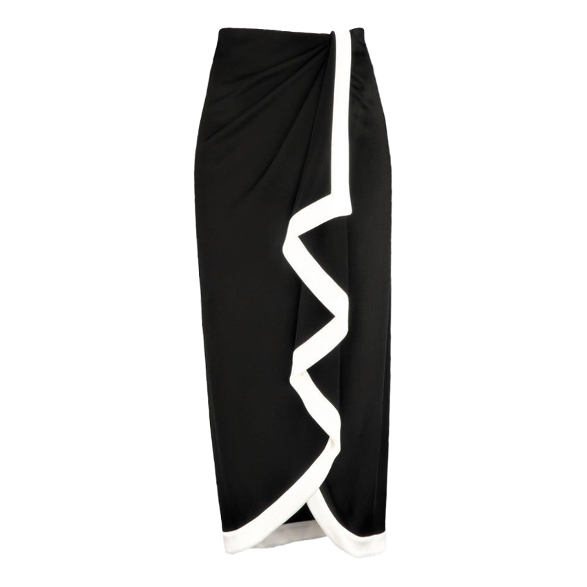 Black and White Color Blocking Swimsuit Set(s)