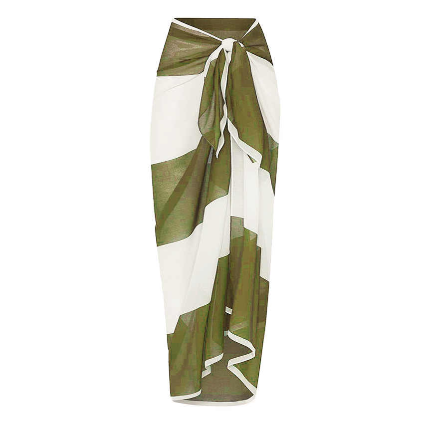 Olive Drab Drawstring Swimsuit Set(s)