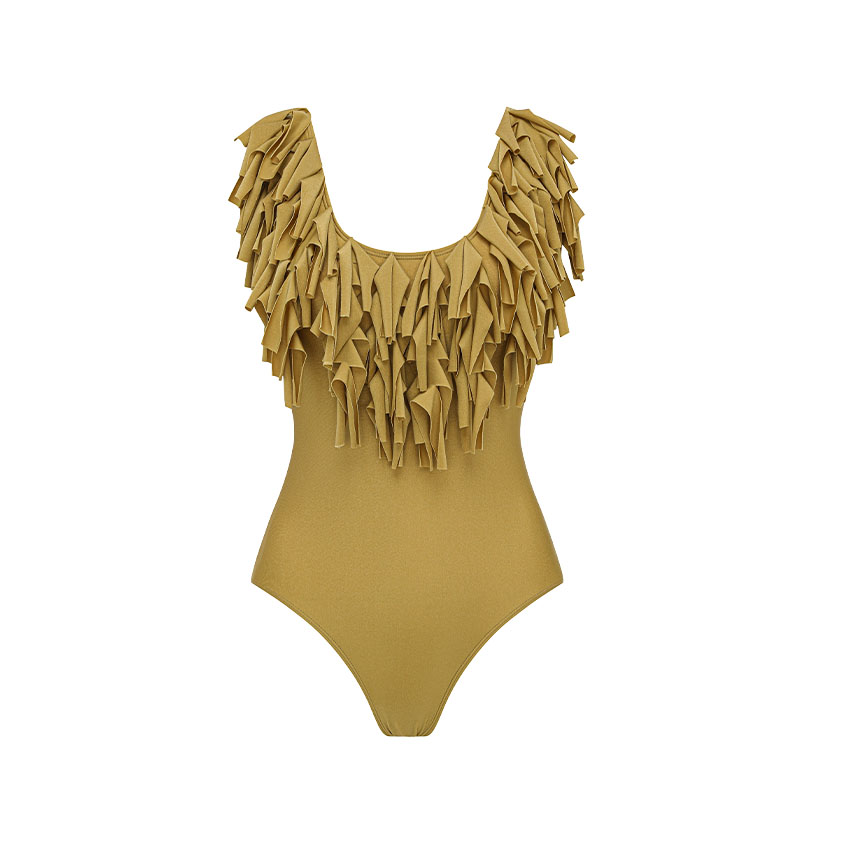 Tassel Shiny Swimsuit Set(s)