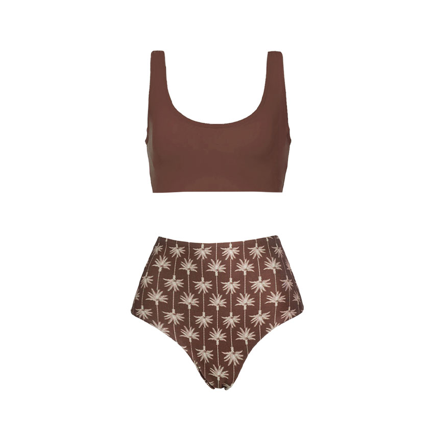 Palm Print Swimsuit Set(s)