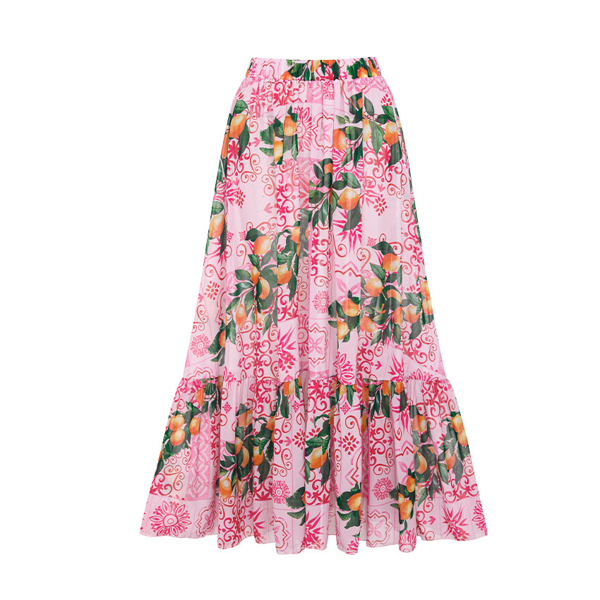 V Neck Lemon Print Swimsuit Set(s)