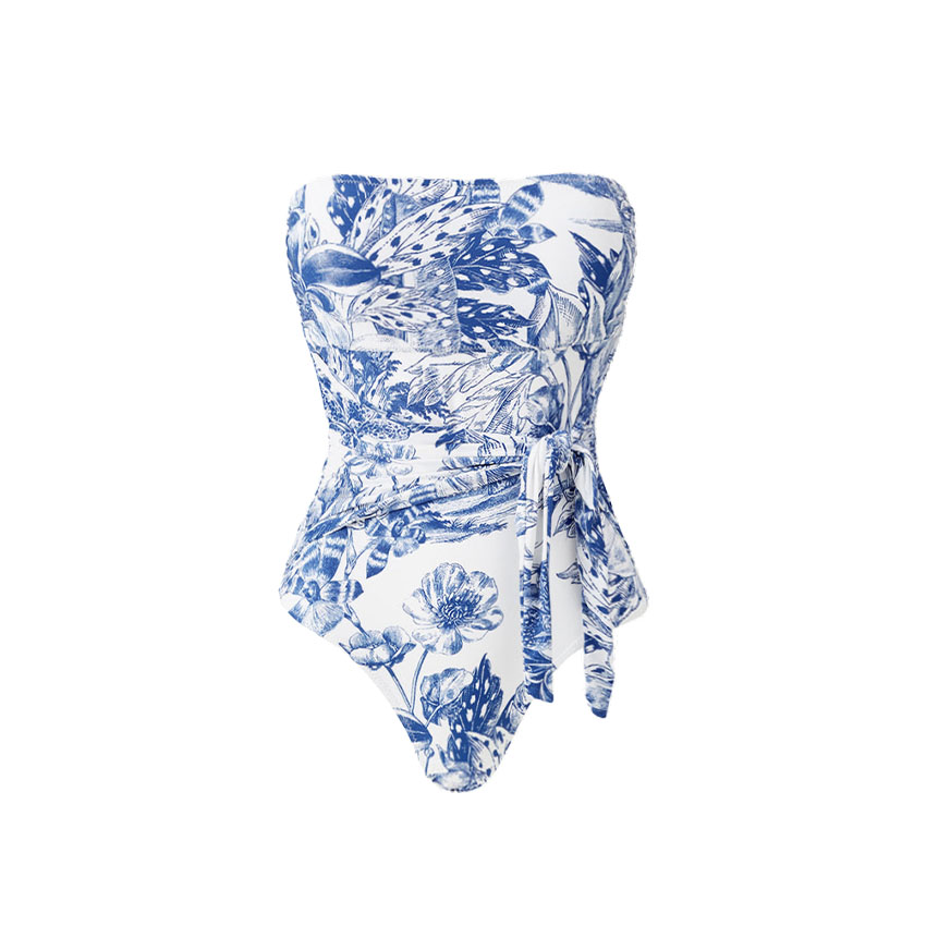 Bandeau Blossom Print Swimsuit Set(s)