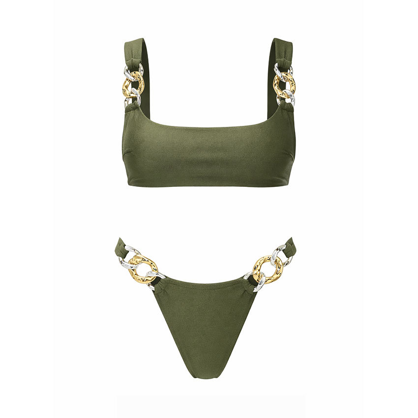 Solid Color Swimsuit Set(s)