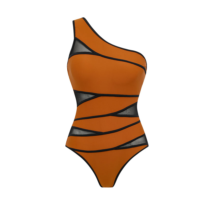 One Shoulder See Through Swimsuit Set(s)