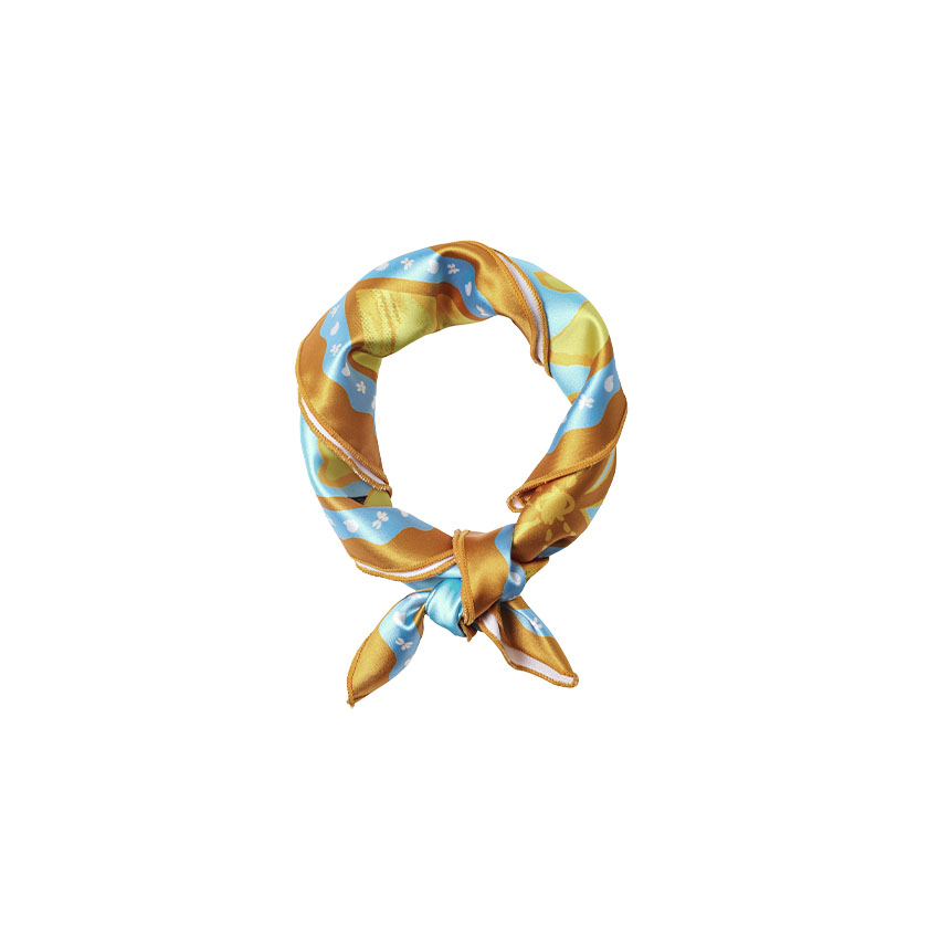 Chrysanthemum Print Scarf