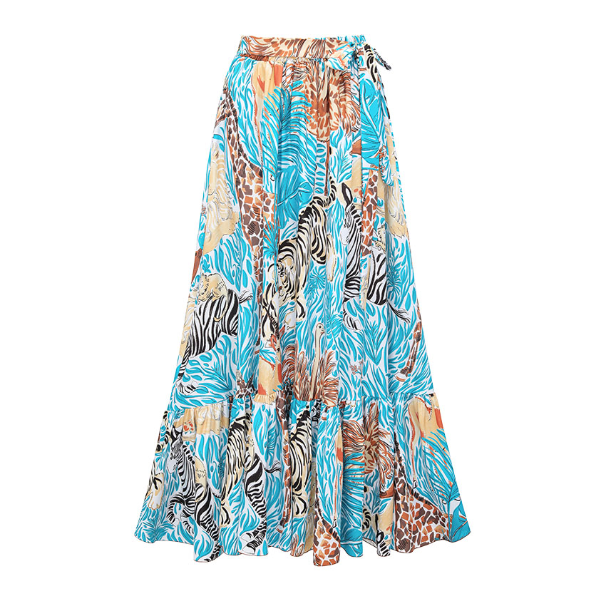 V Neck Animal Print Swimsuit Set(s)