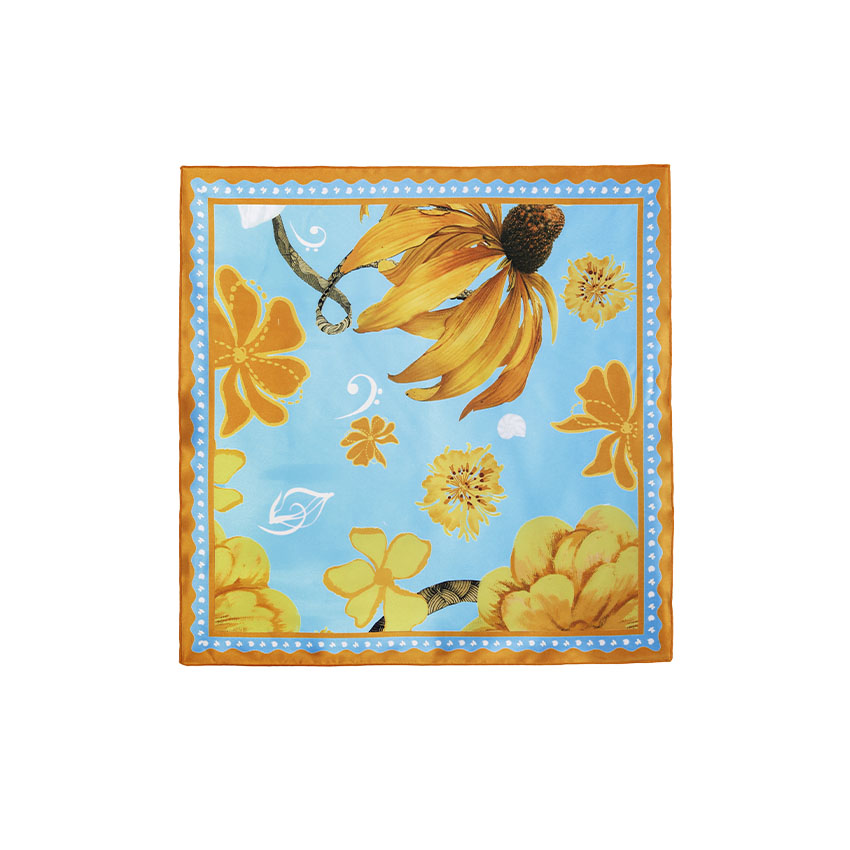 Chrysanthemum Print Scarf