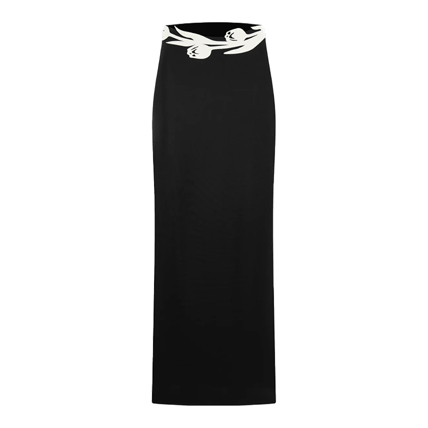 Strapless Tulip Decorate Swimsuit Set(s)